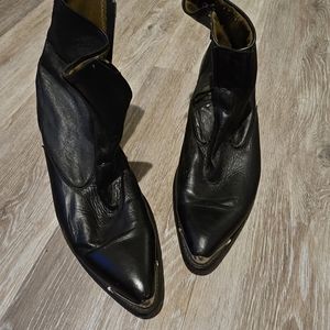 Vintage ankle cowboy boots